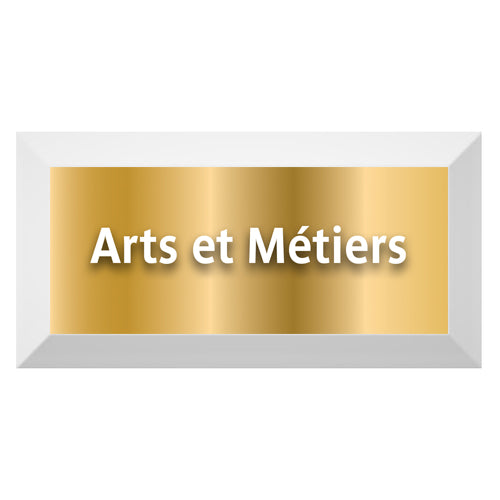 Gold Edition-Carreau Metro biseauté station "Arts et Métiers"