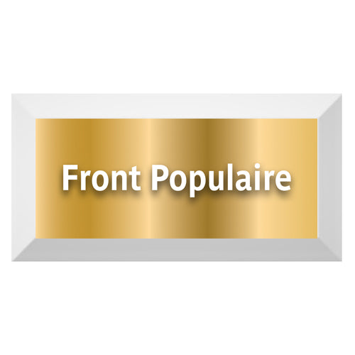 Gold Edition-Carreau Metro biseauté station "Front Populaire"