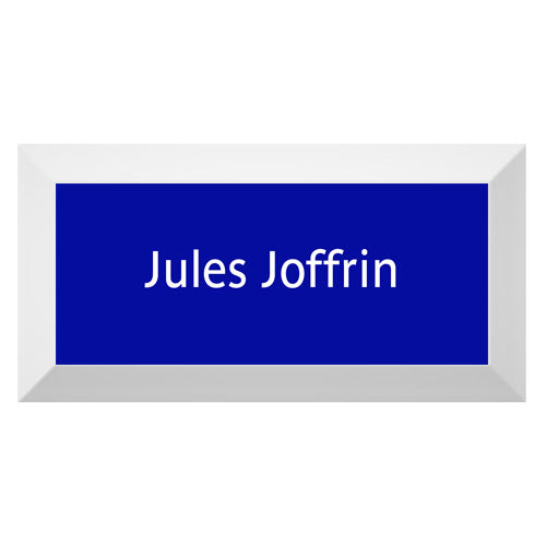Carreau de faïence Type Métro biseauté station "Jules Joffrin"