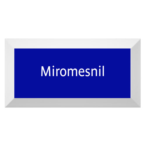 Carreau de faïence Type Métro biseauté station "Miromesnil"