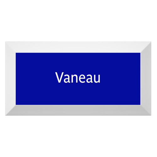 Carreau de faïence Type Métro biseauté station "Vaneau"