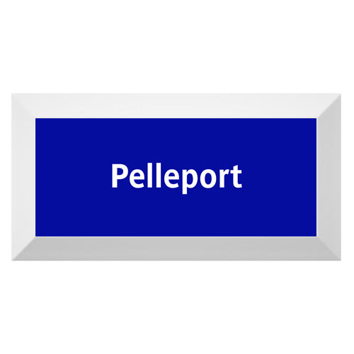 Carreau de faïence Type Métro biseauté station "Pelleport"